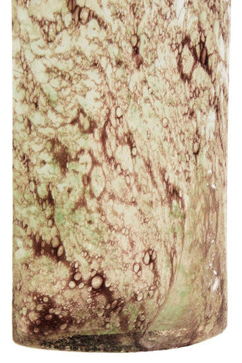 Large Glass Marble Effect Vase | Harri