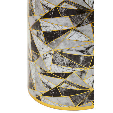 Large Marble Effect Pattern Ceramic Jar | Doria