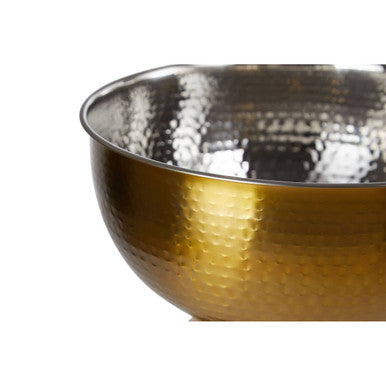 Ankara Gold Stainless Steel Champagne Bowl with Hammered Effect