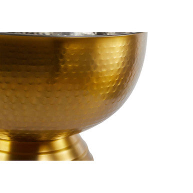 Ankara Gold Stainless Steel Champagne Bowl with Hammered Effect