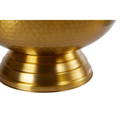 Ankara Gold Stainless Steel Champagne Bowl with Hammered Effect