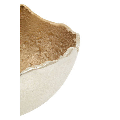 Small Nickel and Gold Finish Bowl | Dion