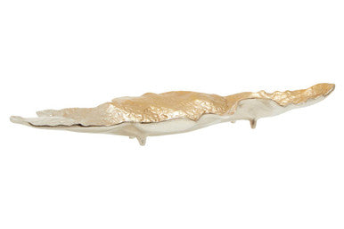 Large Ombre Silver and Gold Finish Dish | Dion