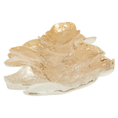 Large Ombre Silver and Gold Finish Dish | Dion