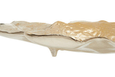 Large Ombre Silver and Gold Finish Dish | Dion