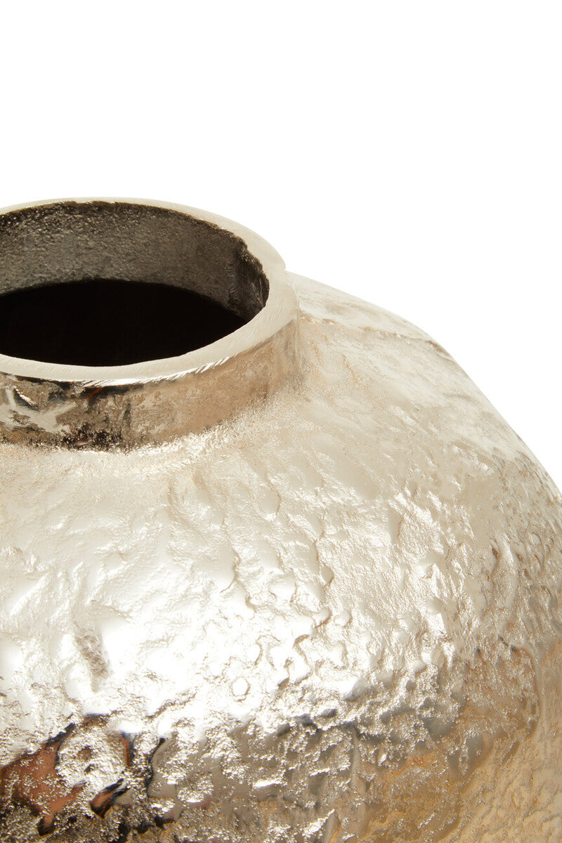 Large Ombre Silver and Gold Finish Vase | Dion