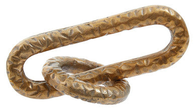 Hammered Gold Chain Sculpture | Prato