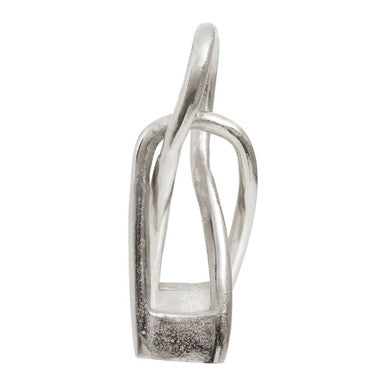 Small Nickel Finish Sculpture | Prato
