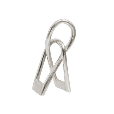 Small Nickel Finish Sculpture | Prato