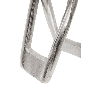 Small Nickel Finish Sculpture | Prato