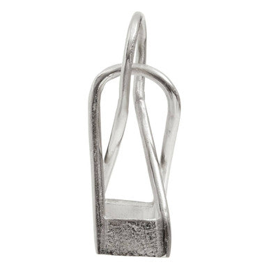 Large Nickel Finish Sculpture | Prato