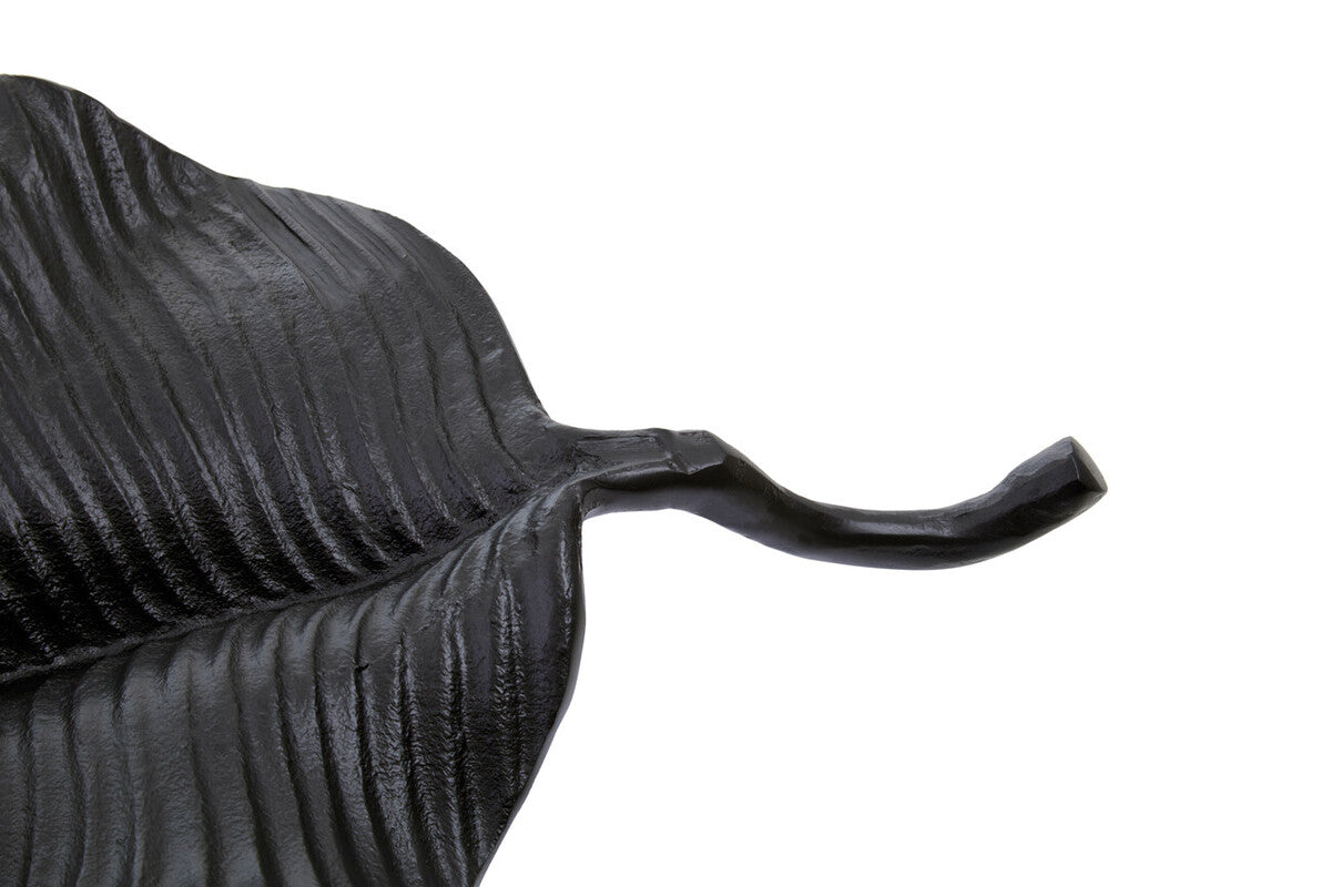 Black Finish Leaf Dish | Prato