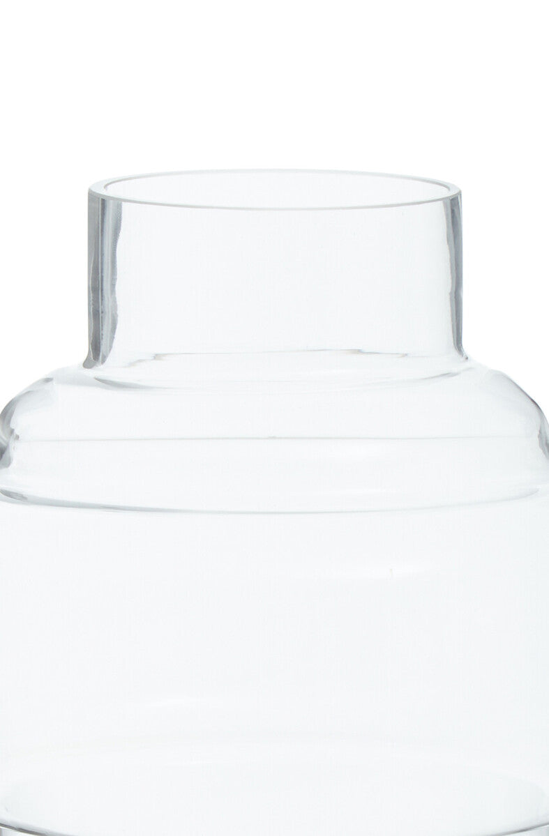 Stacked Design Large Glass Vase | Cayden