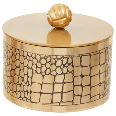 Large Croc Pattern Trinket Box | Meko