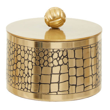 Large Croc Pattern Trinket Box | Meko