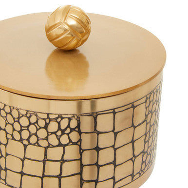 Large Croc Pattern Trinket Box | Meko