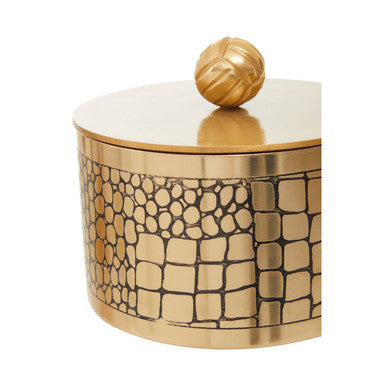 Large Croc Pattern Trinket Box | Meko