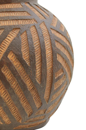 Round Brown Vase | Darnell