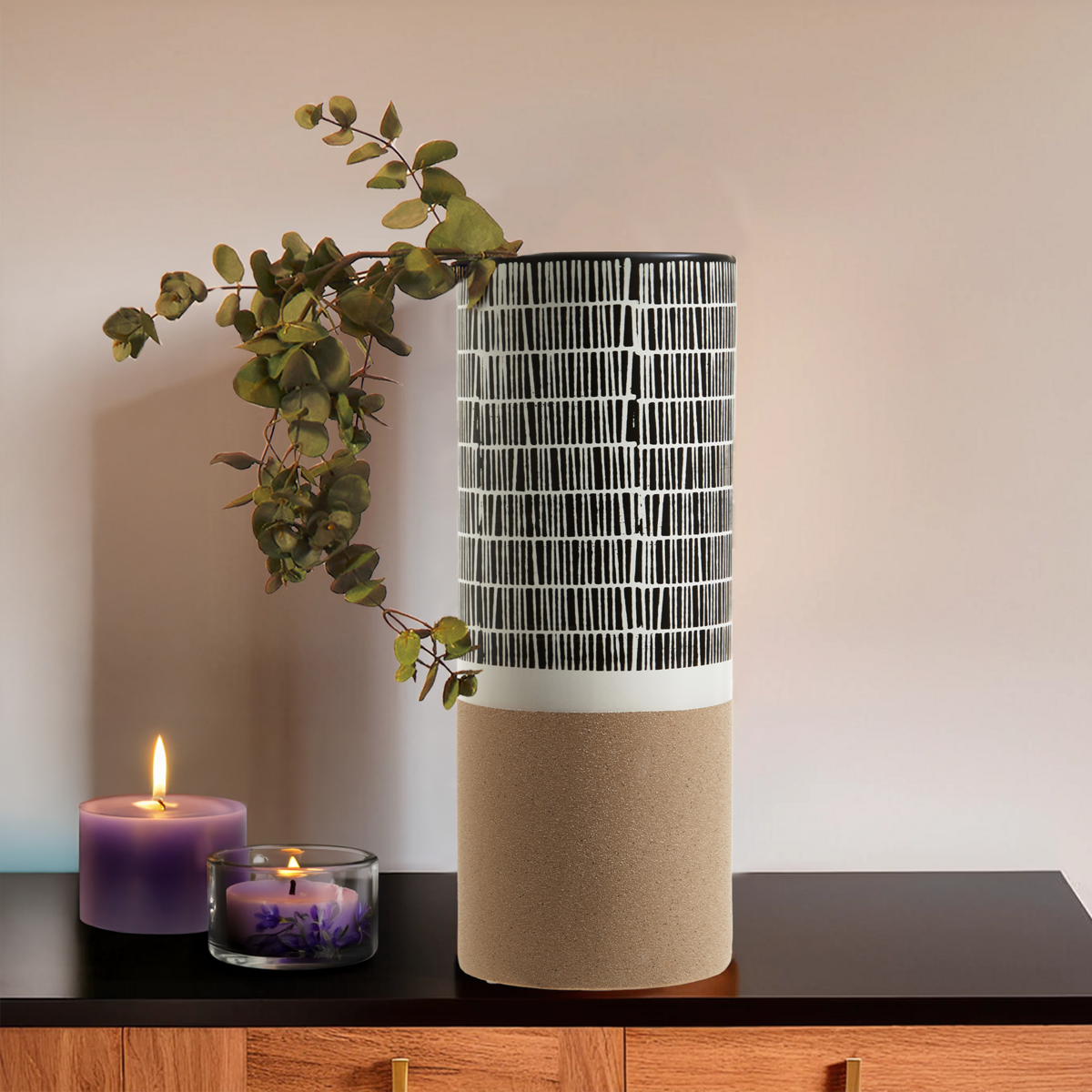 Large Striped Vase | Jada