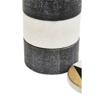 Marble Stacking Trinket Pots | Omari