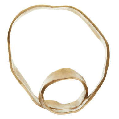 Gold Finish Twist Sculpture | Prato