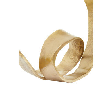 Gold Finish Twist Sculpture | Prato