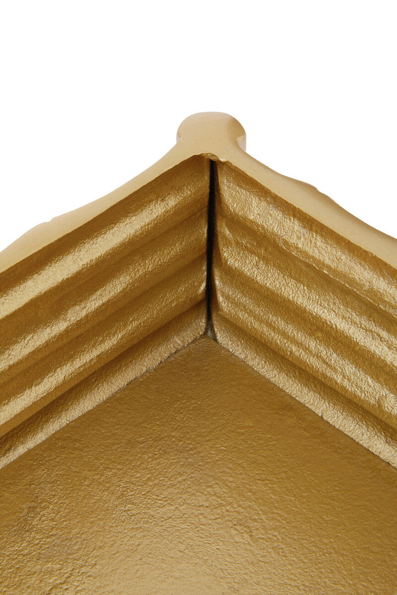 Small Gold Finish Bamboo Effect Trinket Box | Hiba