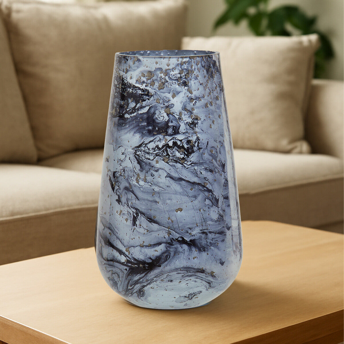 Grey Marble Effect Large Vase | Garan
