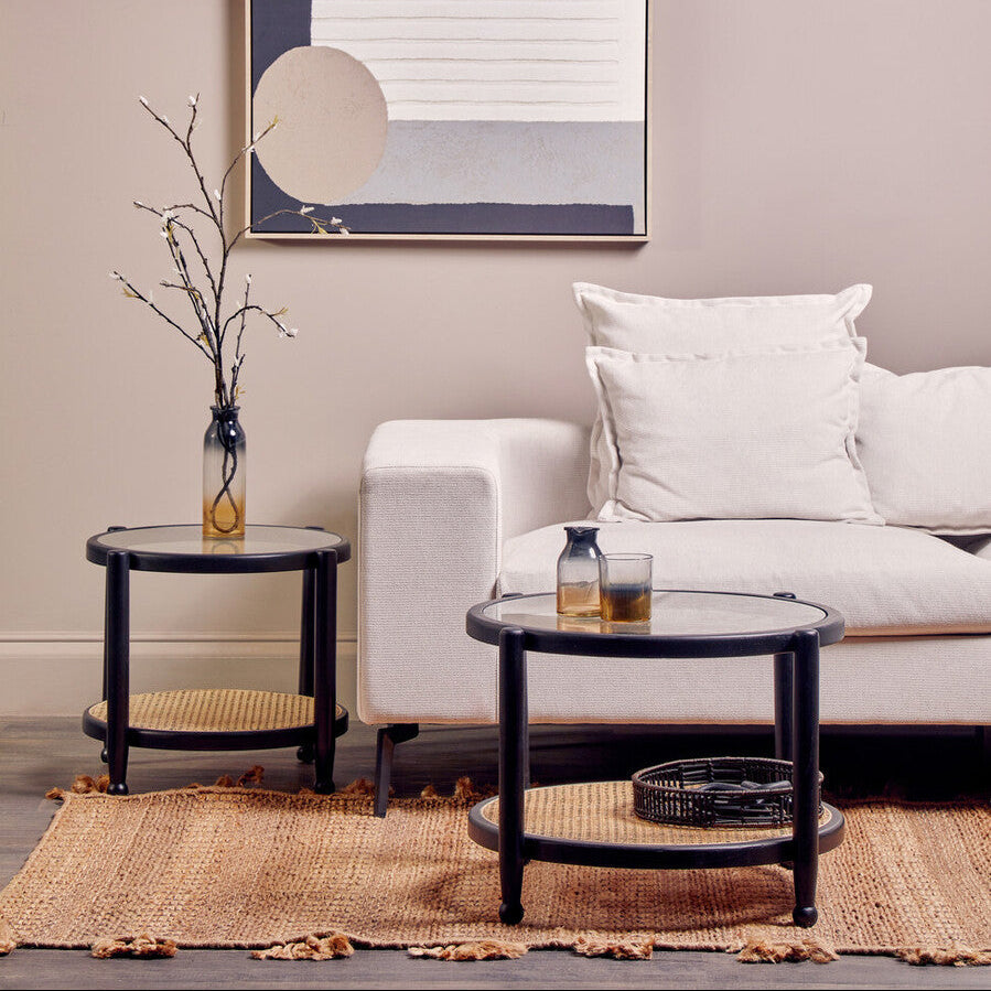 Black and Gold Medium Vase | Glynn