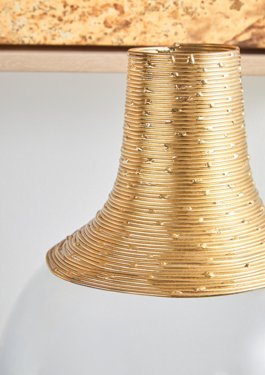 Glass and Gold Small Vase | Glynn