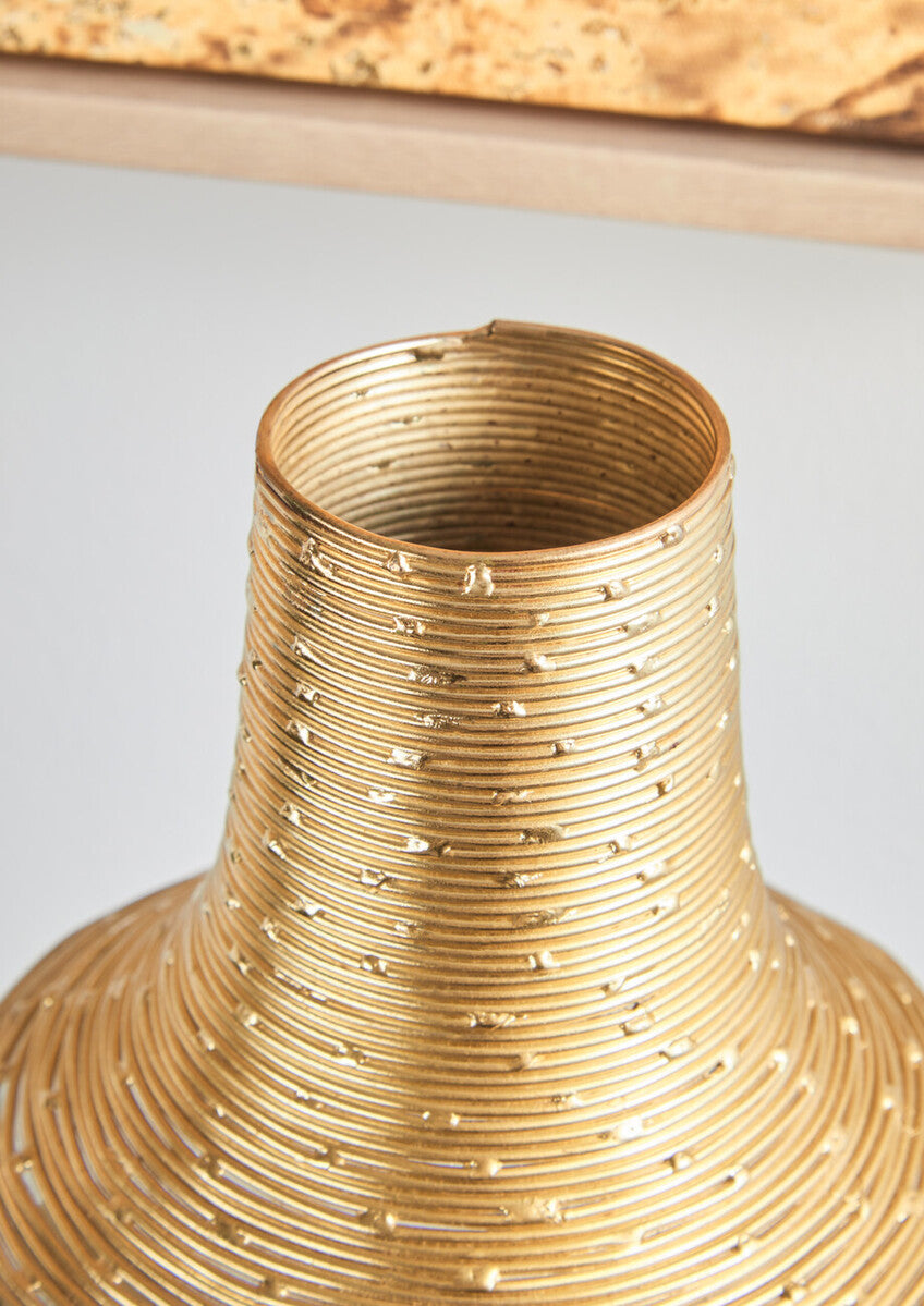 Glass and Gold Small Vase | Glynn