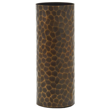 Akola Antique Gold Finish Metal Large Vase