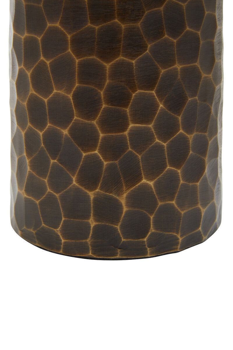 Akola Antique Gold Finish Metal Small Vase