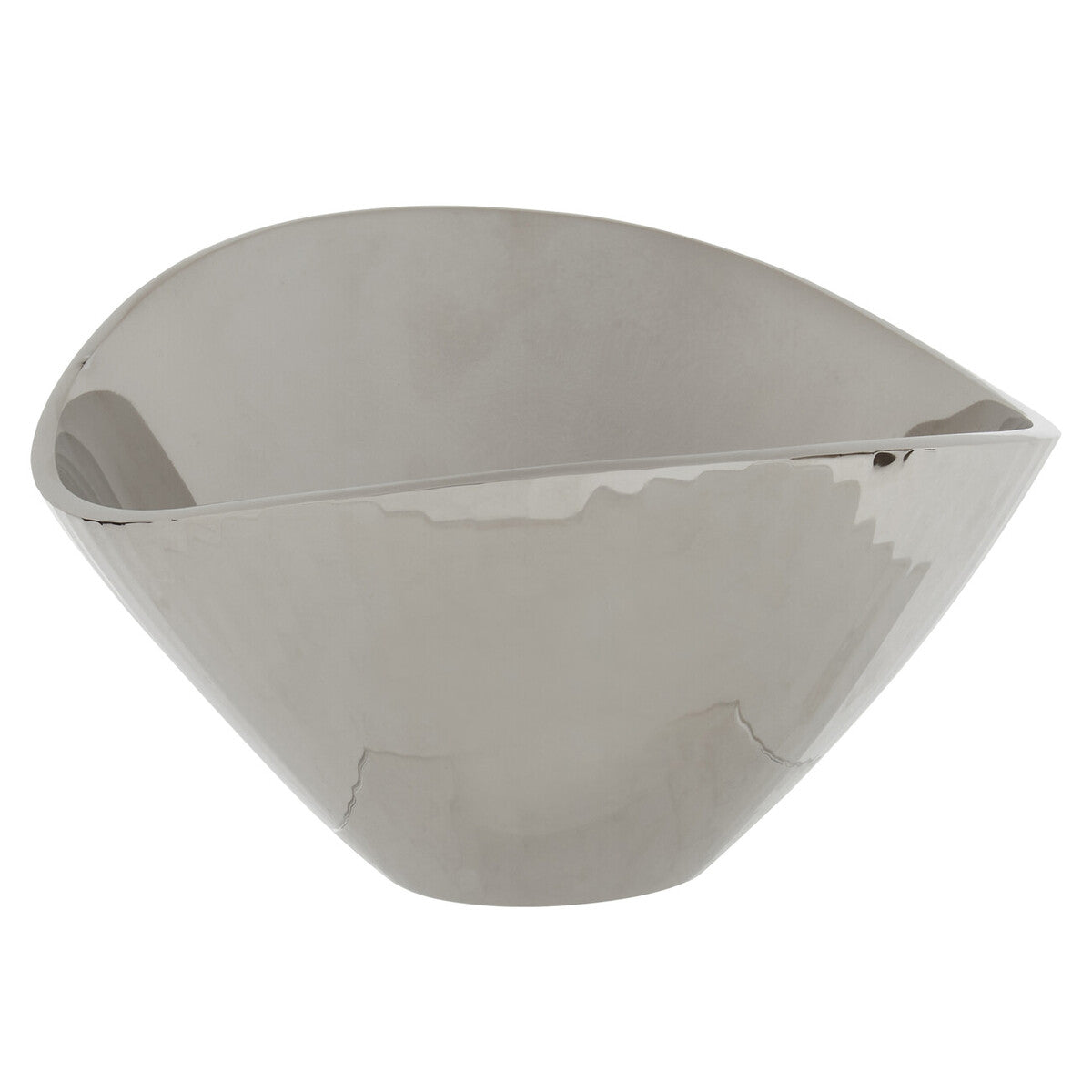 Amreli Silver Aluminium Bowl with Rimless Design