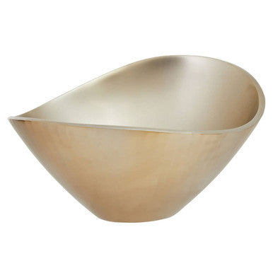 Amreli Gold Aluminium Bowl with Rimless Design