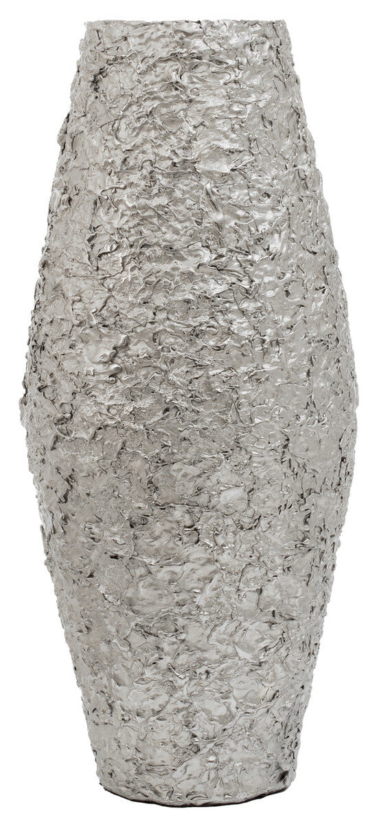 Akola Silver Finish Metal Large Vase