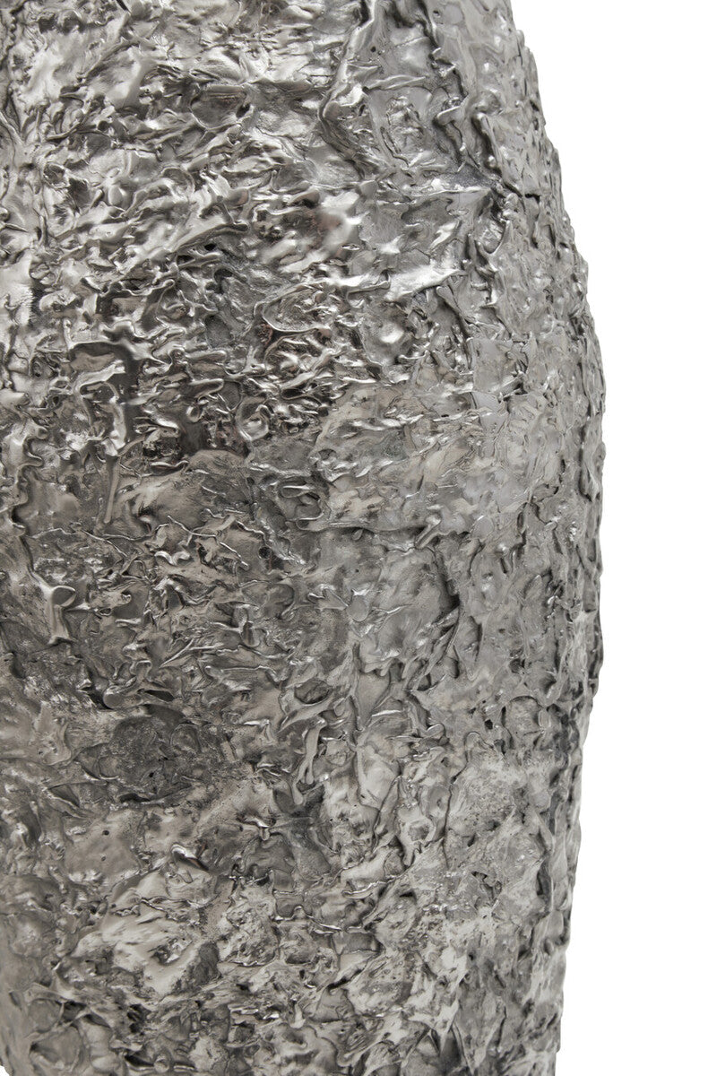 Akola Silver Finish Metal Large Vase