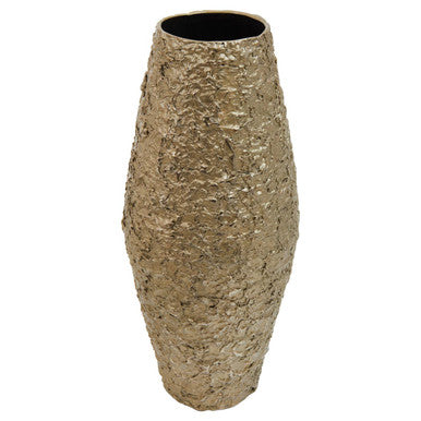 Akola Gold Finish Metal Large Vase