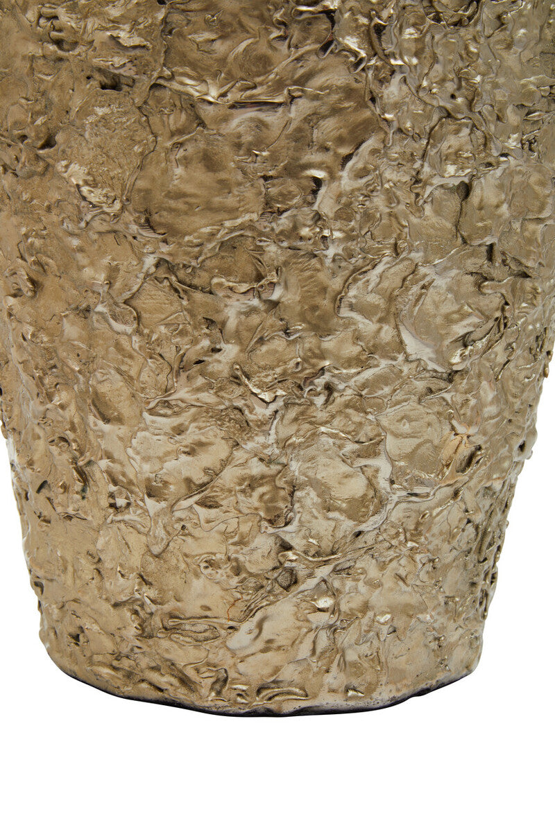 Akola Gold Finish Metal Large Vase
