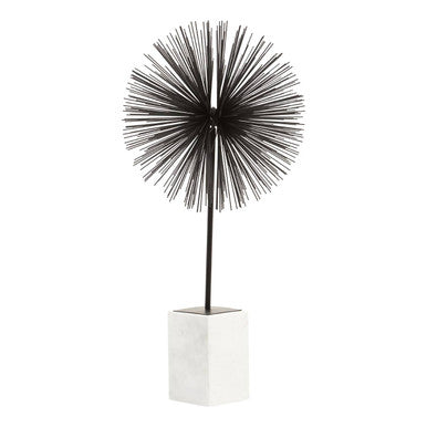 Black Finish Starburst Sculpture | Mirano
