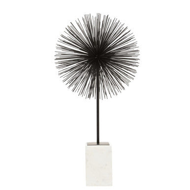 Black Finish Starburst Sculpture | Mirano