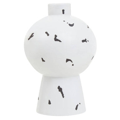 White and Black Small Vase | Tundra