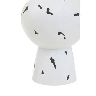 White and Black Small Vase | Tundra