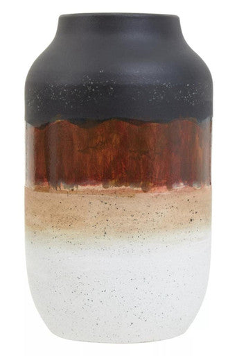 Multi Tonal Earthenware Vase | Domo