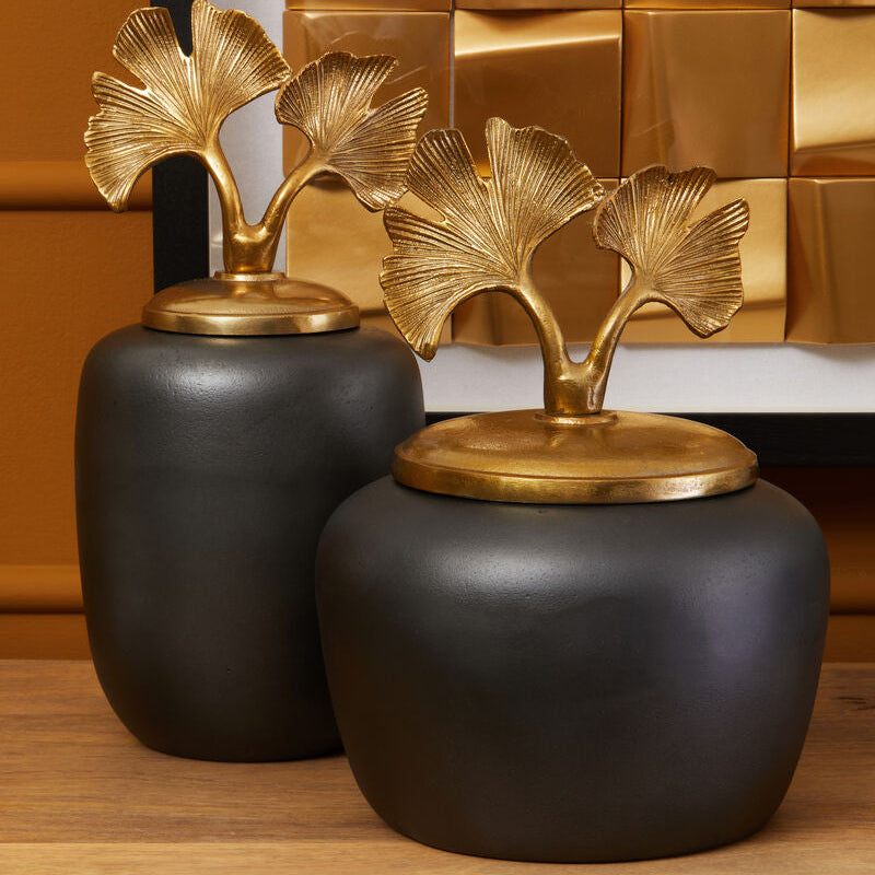 Large Ginkgo Jar | Danna
