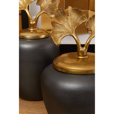 Large Ginkgo Jar | Danna