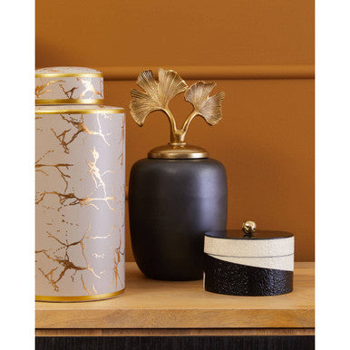 Large Ginkgo Jar | Danna