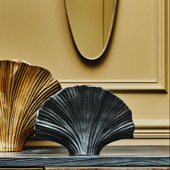 Small Grey Ginkgo Vase | Danna