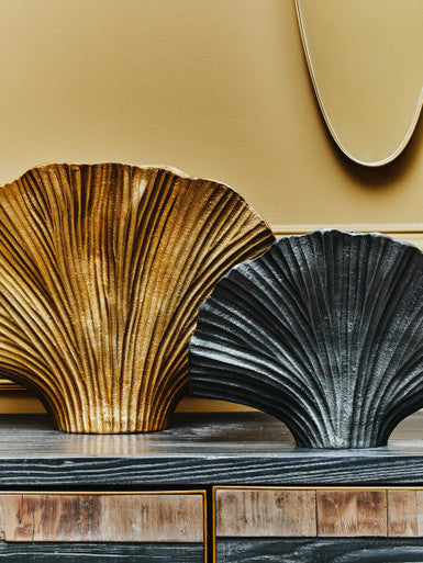 Small Grey Ginkgo Vase | Danna