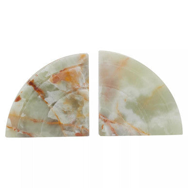 Set of Two Onyx Bookends | Oleena